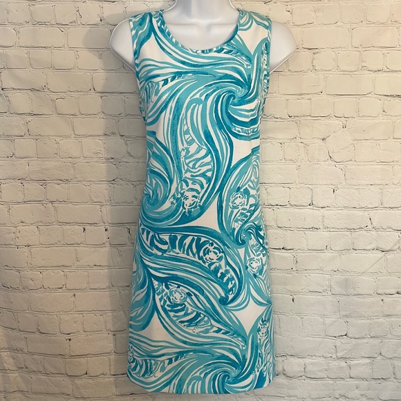 Lilly Pulitzer Dresses Lilly Pulitzer Blue And White Shift Dress